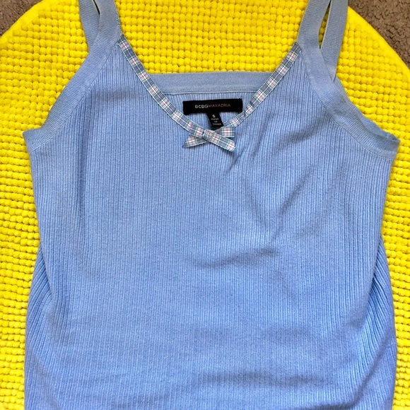 BCBG baby blue crop top 🦋 - Picture 2 of 3